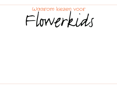 Flowerkids de Bloementuin