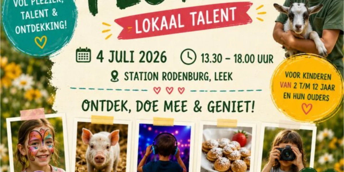 De Jonge Wereld Zomerfestival op 4 juli 2026