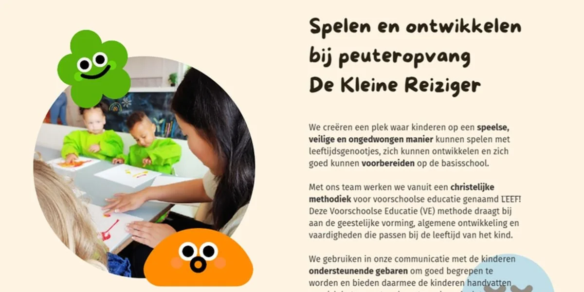 Peuteropvang de Kleine Reiziger Julianadorp