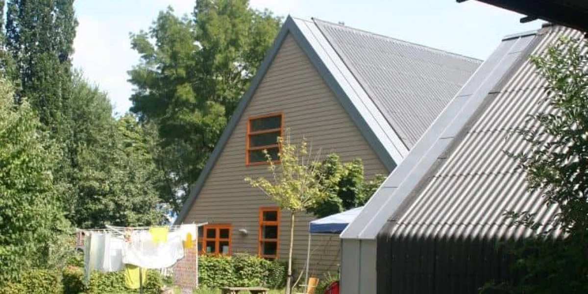 Achtertuin van de kinderopvang
