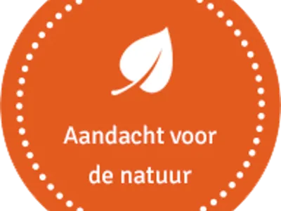 Aandacht voor de natuur badge.